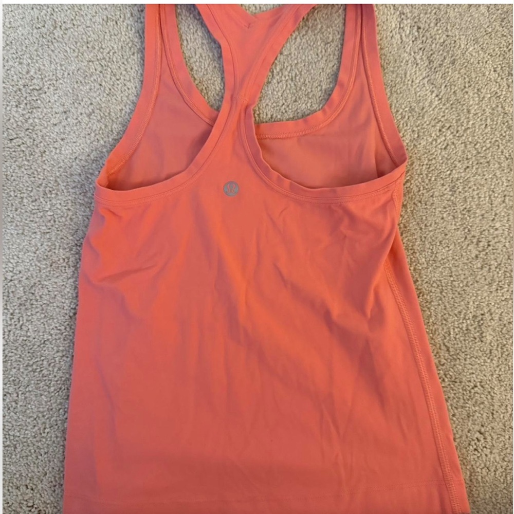 Lululemon pink/orange tank top